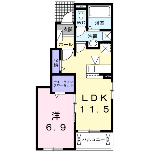 Ｈ・Ｓ宮後の間取り