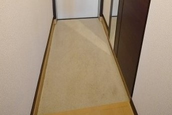 横浜市保土ケ谷区保土ケ谷町１丁目のアパートの玄関