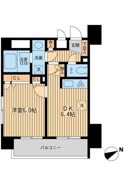 ラポール三田の間取り