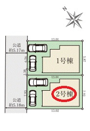 【区画図】 | Terrechez交野市松塚２期 | 区画図