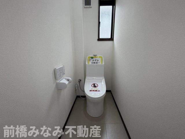 【中古】前橋市鳥取町　３LDK＋Sのトイレ|落ち着いたトイレです