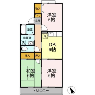【間取り】 | ベルハイムⅡ