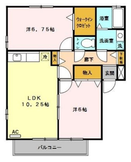 【間取り】 | グランメール　Ａ | 間取りです。