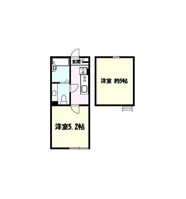 アザーレ・ターコイズ読売ランド前の間取り