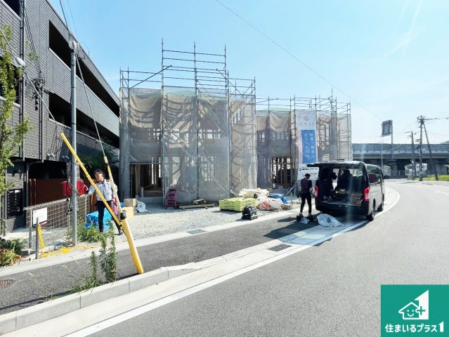 姫路市苫編　第2期　新築一戸建ての外観|現在建築中！落ち着いた街並みで新生活を始めることが出来そう！周辺の物件も併せてご紹介させて頂きます！