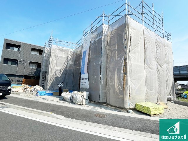 姫路市苫編　第2期　新築一戸建ての外観|現在建築中！落ち着いた街並みで新生活を始めることが出来そう！周辺の物件も併せてご紹介させて頂きます！