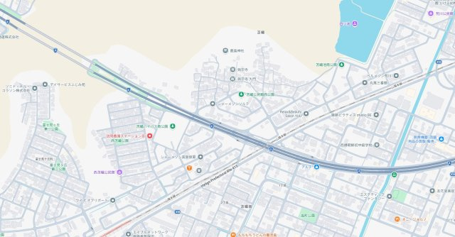 姫路市苫編　第2期　新築一戸建ての地図