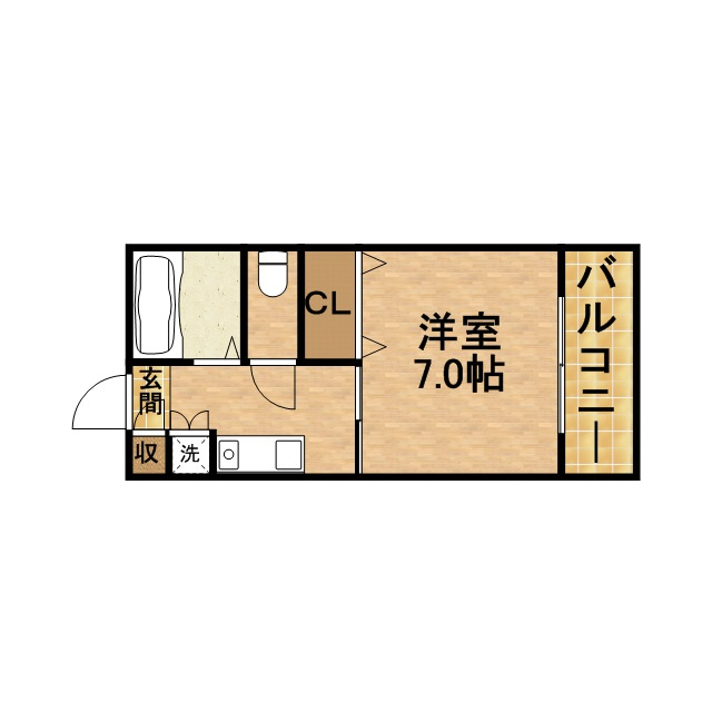 ケイズキューブの間取り