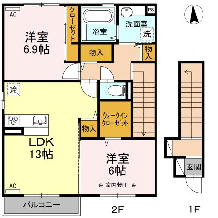ルピーノ　Ｂの間取り