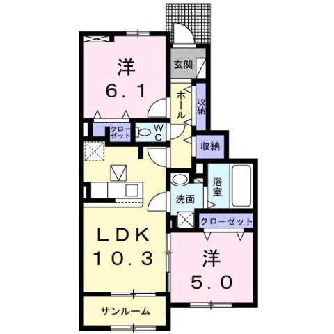 【間取り】 | フレアルーチェ　吉野ヶ里Ⅴ