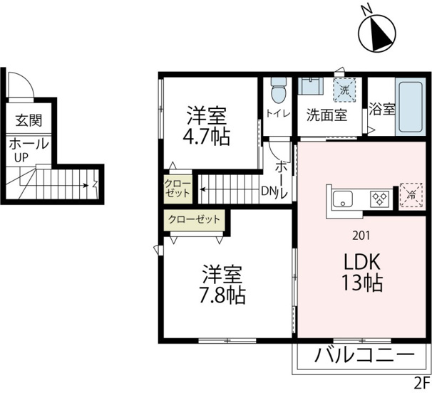 【間取り】 | ラウレアⅡ