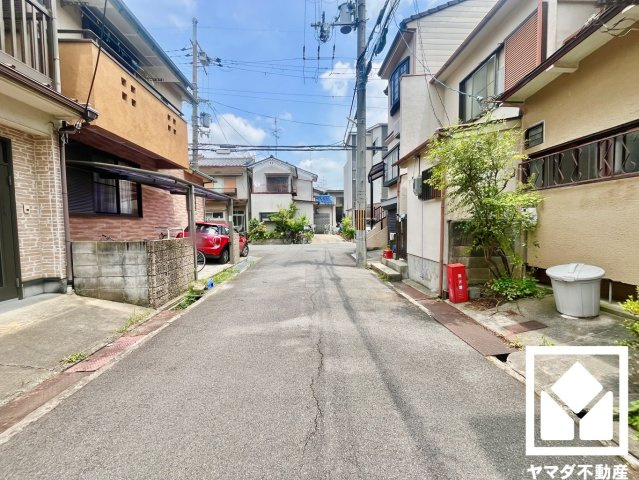 宇治市小倉町南堀池の前面道路含む現地写真