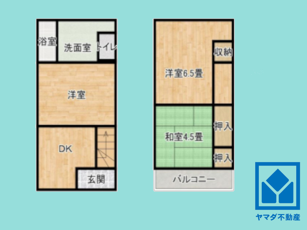 宇治市小倉町南堀池の間取り