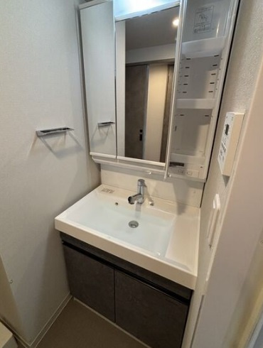 大阪市中央区材木町の賃貸マンションの洗面所