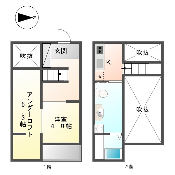 フレシールAの間取り