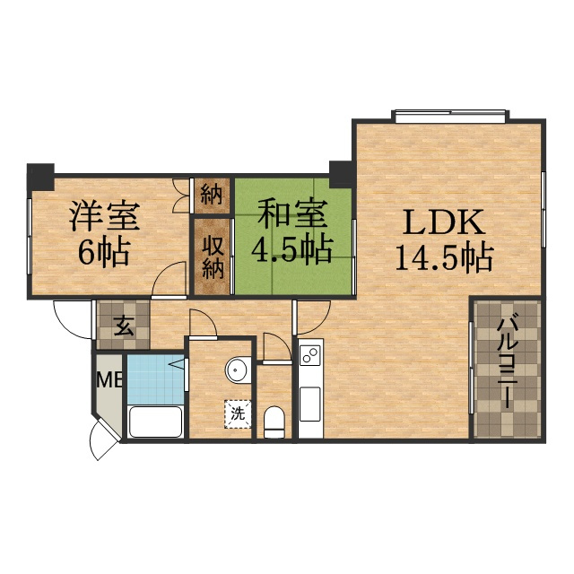 TM14 の間取り
