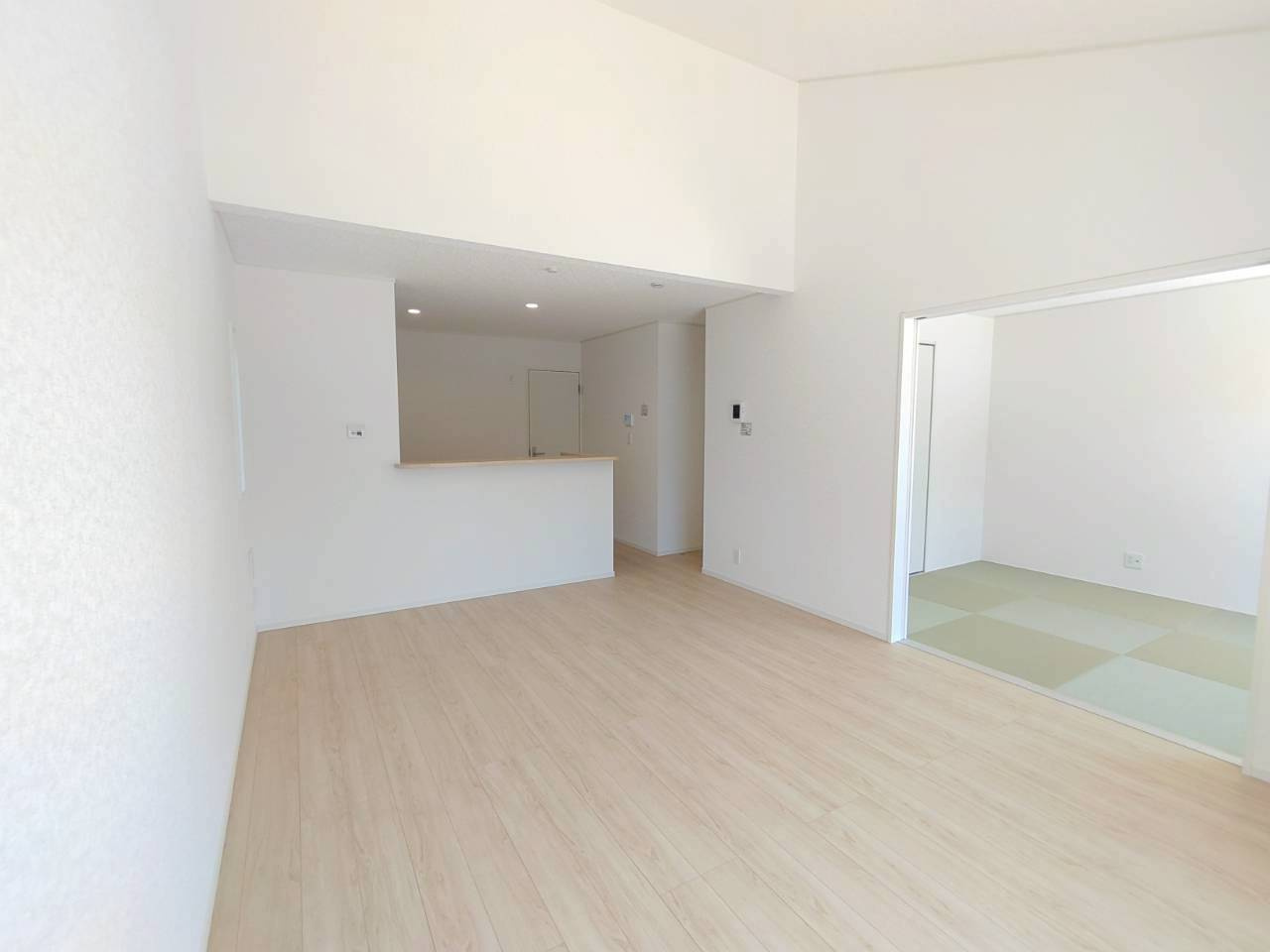 柳川市弥四郎町の新築一戸建の居間・リビング