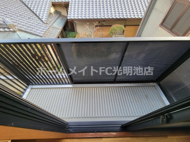 グリーンピア和泉B棟のバルコニー