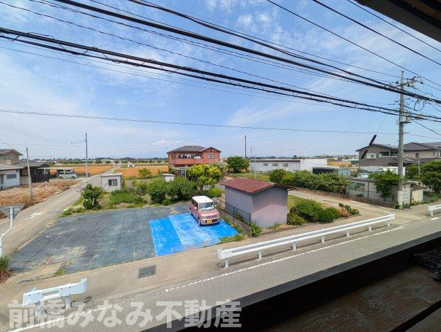 【中古】玉村町下新田　２LDK＋Sのバルコニー|広々としたバルコニーです