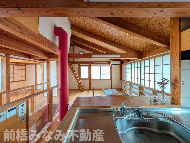 【中古】玉村町下新田　２LDK＋Sの居間・リビング|ゆったりとした居間です
