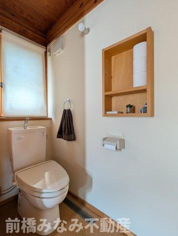 【中古】玉村町下新田　２LDK＋Sのトイレ|コンパクトで使いやすいトイレです