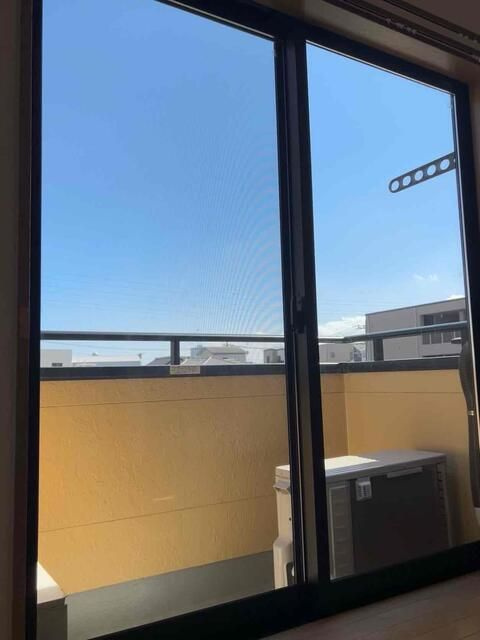 田川ハイツ３のバルコニー