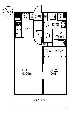 グレイス正雀の間取り|ゆとりのあるエントランスです