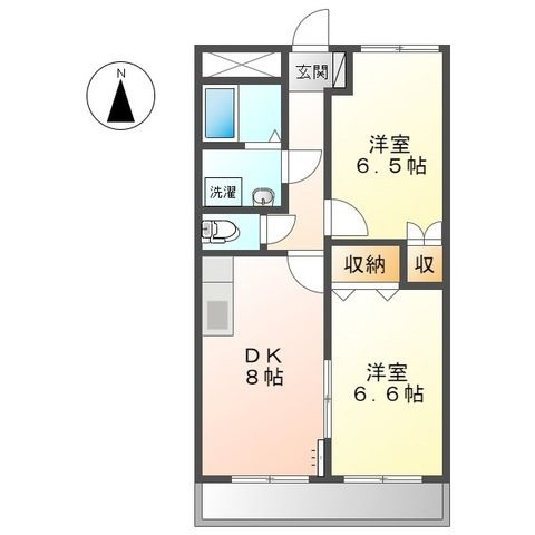 ミレニアム福田の間取り