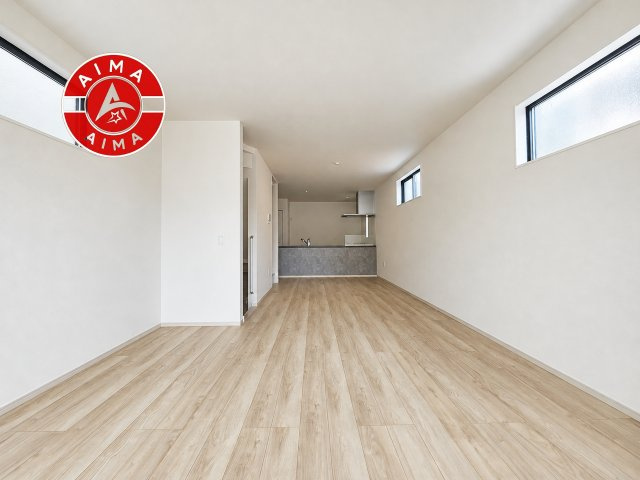 福岡市東区筥松1丁目第1-3棟（3号棟）の居間・リビング|多くの時間を過すことになるリビングだからこそ、いつも穏やかな空間・解放感が味わえ毎日が充実します。