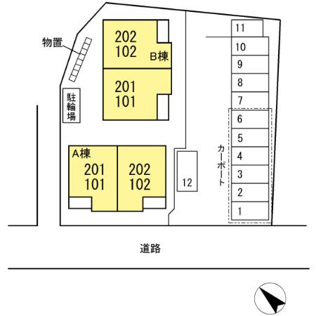 アビエス　Ｂの区画図
