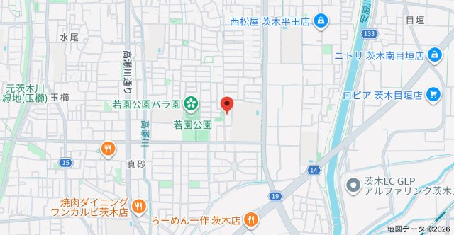 ロアジール西口の地図