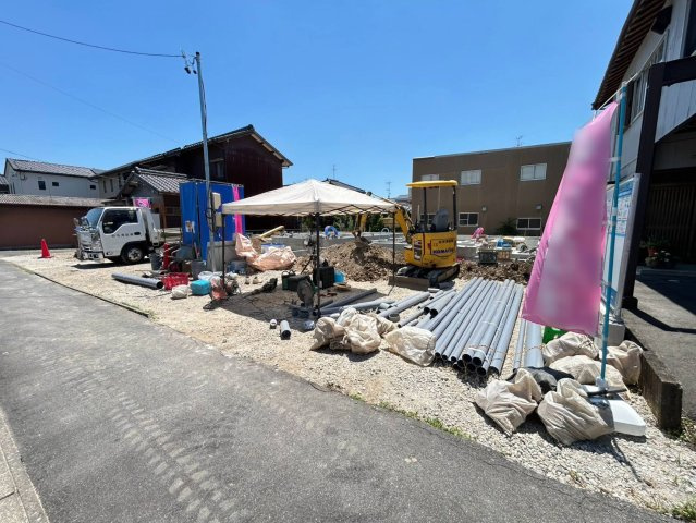 リーブルガーデン　一宮市木曽川町第三　全2区画分譲の外観|「現地（2026年7月2日）撮影」　
■全体写真　
■ヤマダ不動産　株式会社リライフ　
