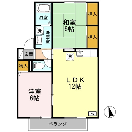 メイプルハイツの間取り