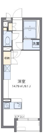 ミランダ高江Ｋの間取り|代表的な間取のため実際の間取とは異なる場合があります