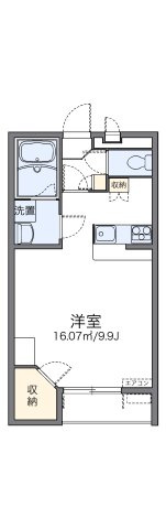 レオパレス市瀬の間取り