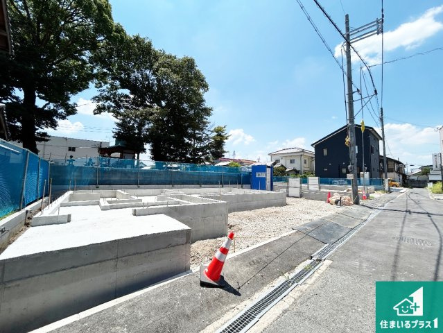 1(土)2(日)現地案内可能！　生駒郡斑鳩町服部の前面道路含む現地写真|周辺は閑静な住宅街です。前面道路もしっかりと有りますので車の出し入れも安心ですよ！
