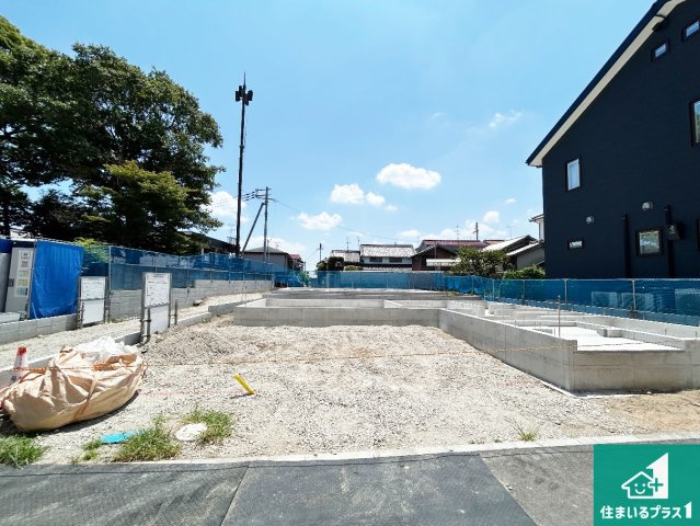1(土)2(日)現地案内可能！　生駒郡斑鳩町服部の外観|現在はこんな感じです。完成までが待ち遠しいですね。