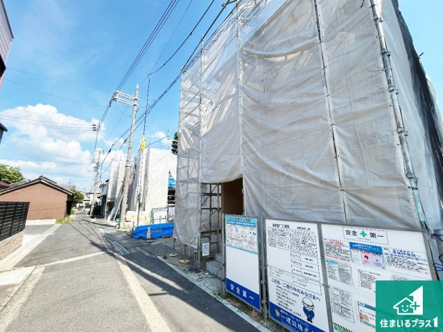 ●29(土)30(日)現地案内可能！　生駒郡斑鳩町服部　全3邸の前面道路含む現地写真|駅やスーパー、小学校・中学校等日常生活に欠かせない情報や道のりもご紹介いたしますのでお気軽にご相談ください。