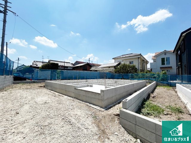 1(土)2(日)現地案内可能！　生駒郡斑鳩町服部の外観|建築中ですが現地を見ると分かる事もございますので、ぜひ一度現地をご覧ください。