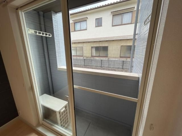サンコートひうち　Aのバルコニー