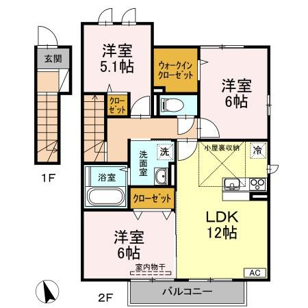 サンシャインの間取り
