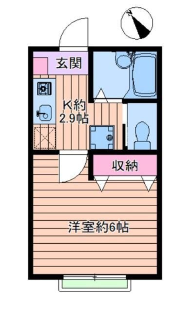 八潮市大字垳のアパート