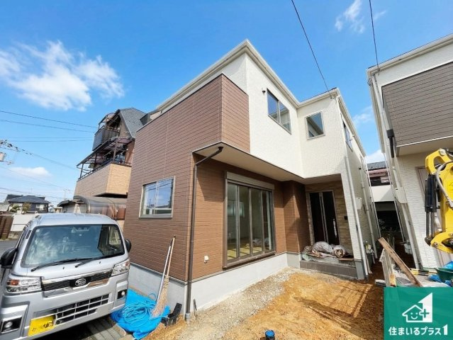 草津市東矢倉　第2期　新築一戸建ての外観|安心の10年保証！外観を美しく保ち、雨水で汚れを落とします！気になることがありましたら、お気軽にお問い合わせください！