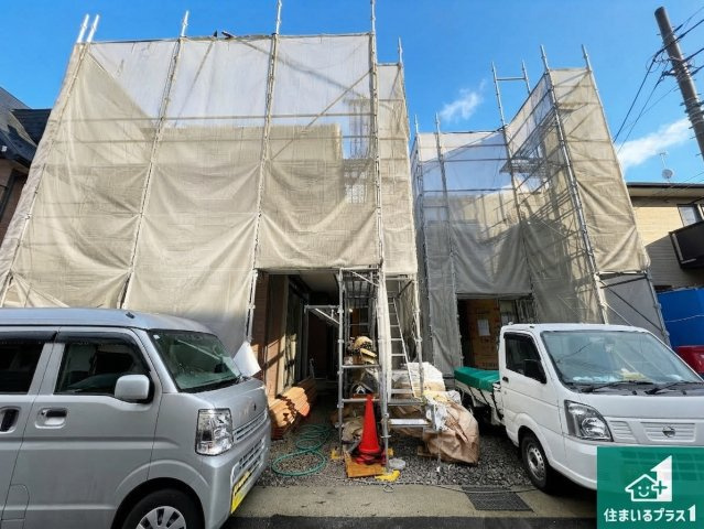 草津市東矢倉　第2期　新築一戸建ての外観|現在建築中！落ち着いた街並みで新生活を始めることが出来そう！周辺の物件も併せてご紹介させて頂きます！