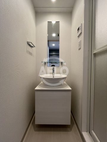 エスレジデンス江坂の独立洗面台|S-RESIDENCE江坂　洗面台