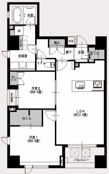 アイムズ荻窪の間取り
