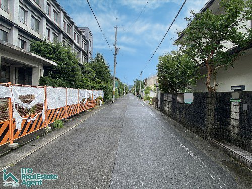 岩倉大鷺町 土地の前面道路含む現地写真