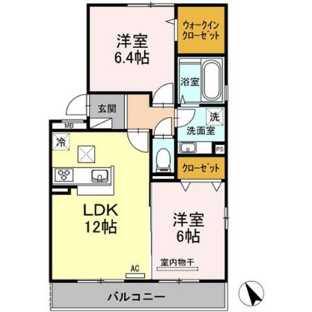 SejourＫの間取り