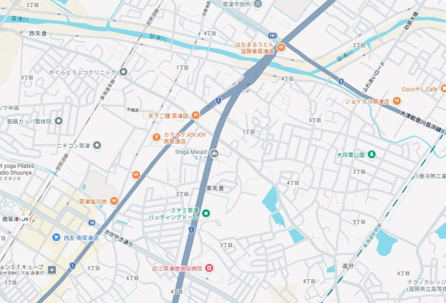 草津市東矢倉　第2期　新築一戸建ての地図