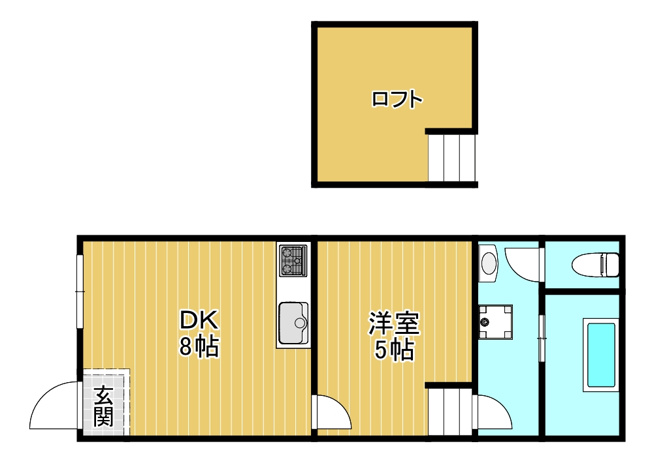 【間取り】 | クラルテ赤川
